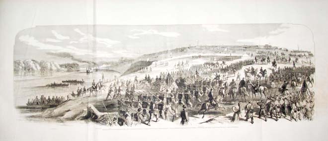 the Surrender of Fort Donelson on the Cumberland River to U. S. Grant on February 16, 1862