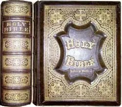 Restoration of a German Bible from 1870