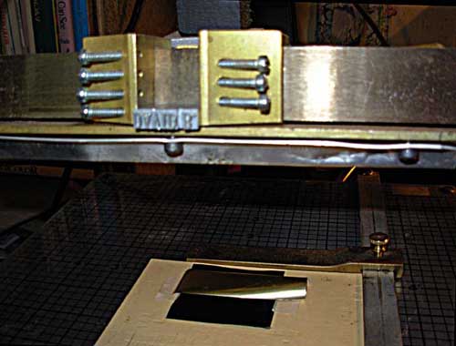 Gilding press